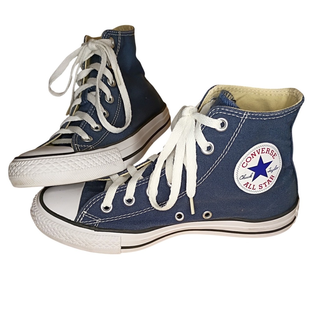 Converse Chuck Taylor All Star High Top Women 7 Navy Blue Classic Sneaker Street